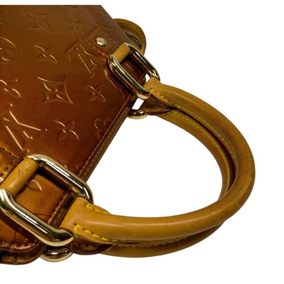 Louis Vuitton Bronze Monogram Vernis Forsyth GM Bag - Picture 4 of 9